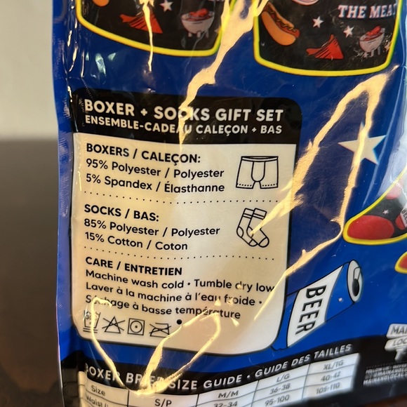 MAIN AND LOCAL 🖤NEW🖤 boxers and socks gift set “the man, the meat, the legend” - Picture 6 of 6